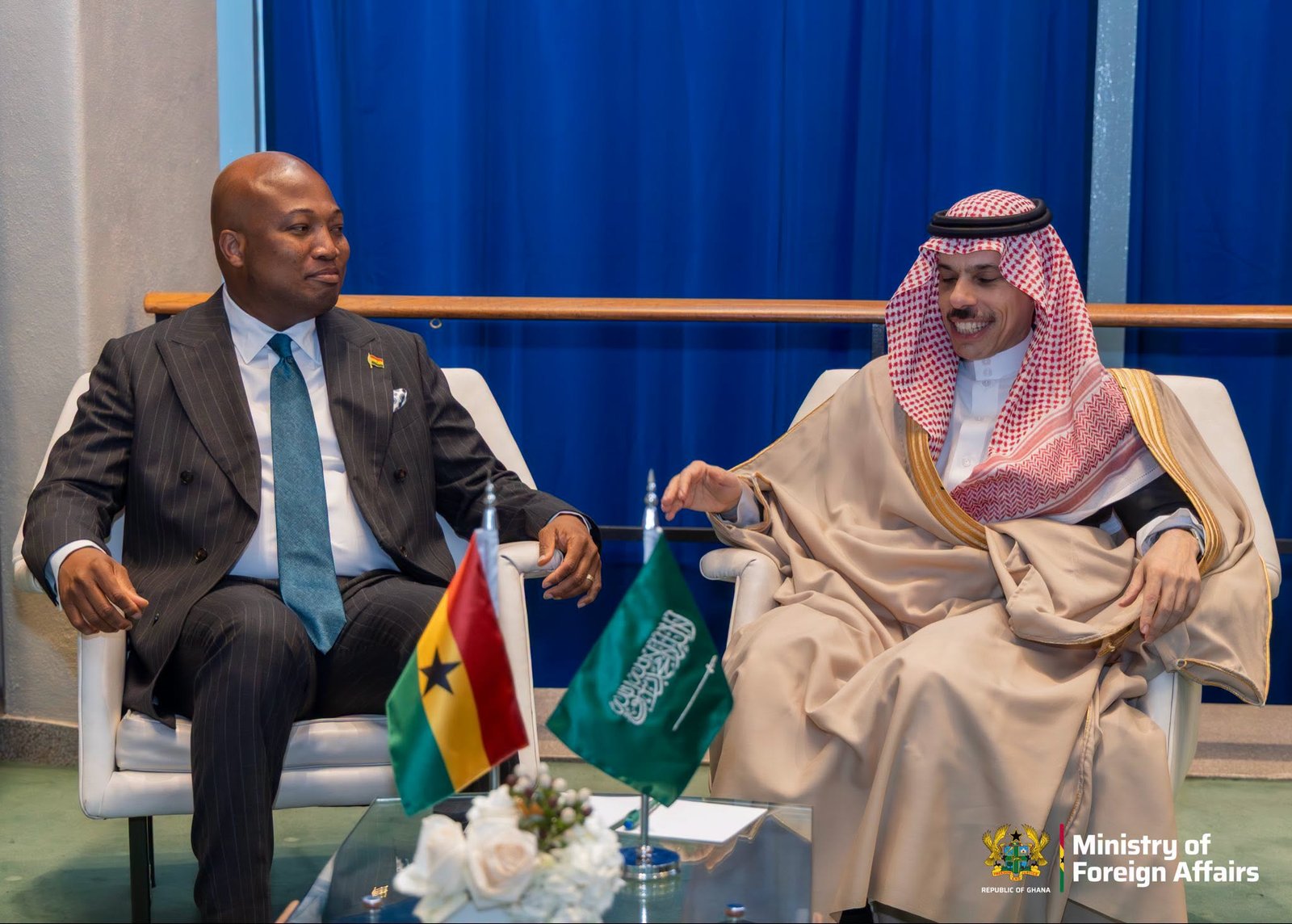 Ghana, Saudi Arabia Strengthen Cooperation on Railway and Energy Development.