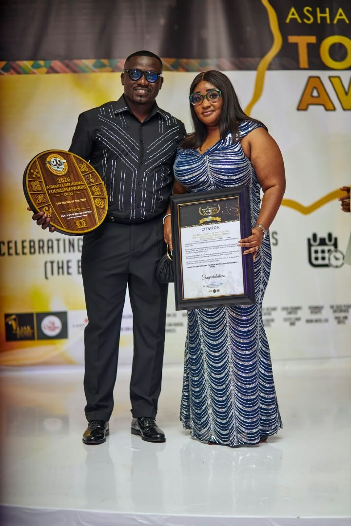 OGAZY G Car Rental Services Wins 2026 Ashanti Regional Tourism Award